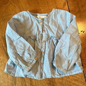 Zara cotton blouse